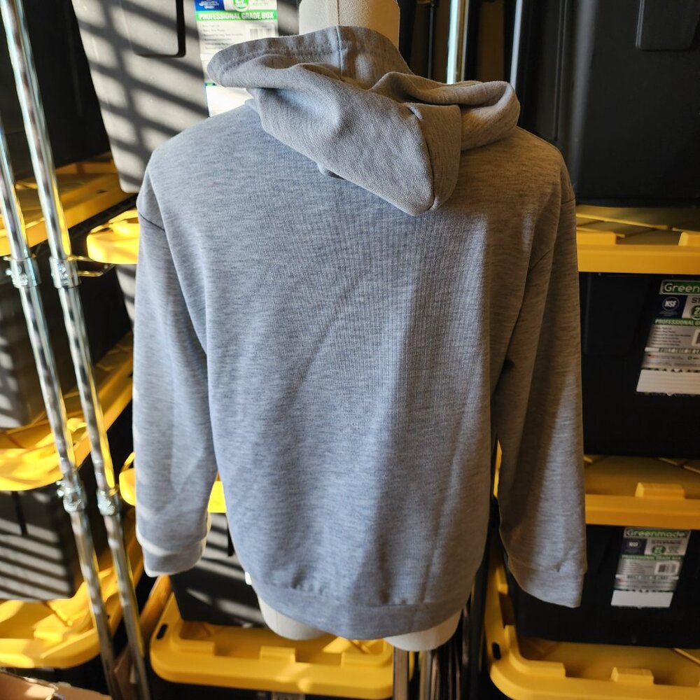 Kids Gray “MR. LUCKY CHARM” Shamrock Hoodie Size L - Picture 4 of 16